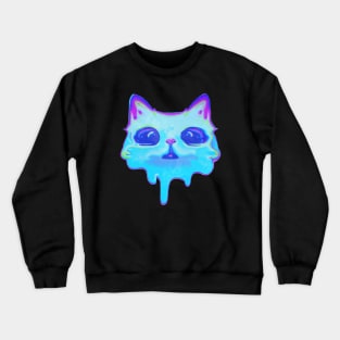 Trippy Drippy Kitty Crewneck Sweatshirt